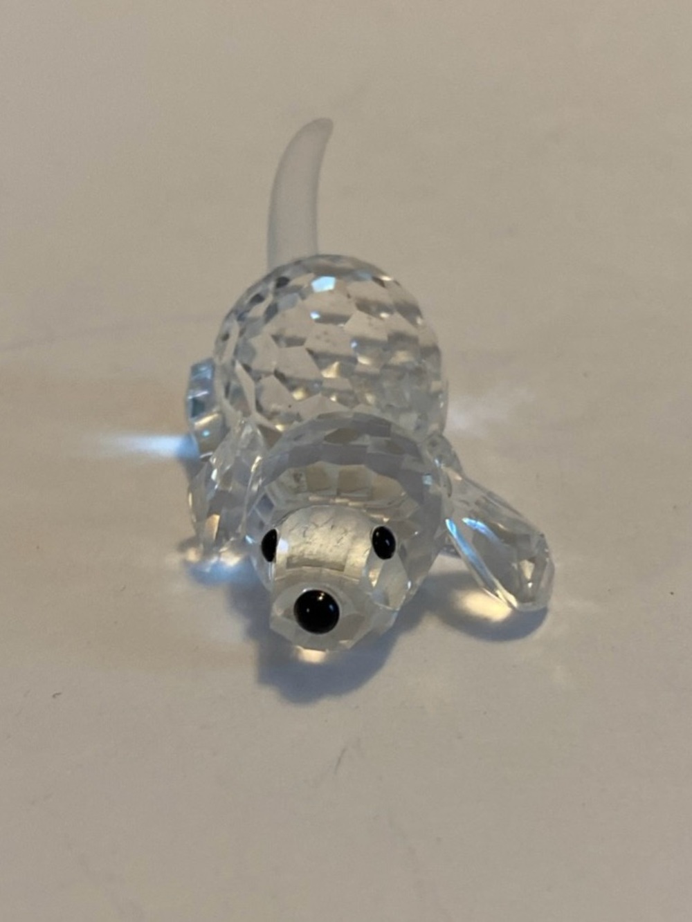 Swarovski Crystal Playful Pup Figurine Beagle Dog Retired / No Box